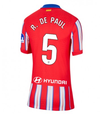 Atletico Madrid Rodrigo De Paul #5 Hemmatröja Dam 2024-25 Kortärmad